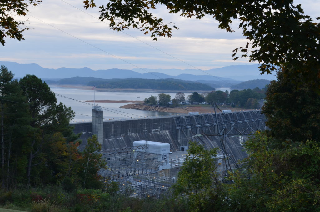 Douglas Dam in Fall