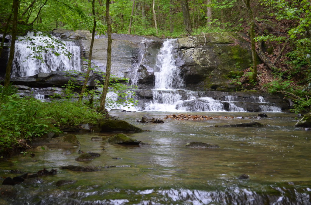 Waterfall along the road in Blount County