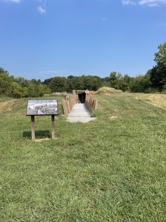 World War I Trench Re-creation