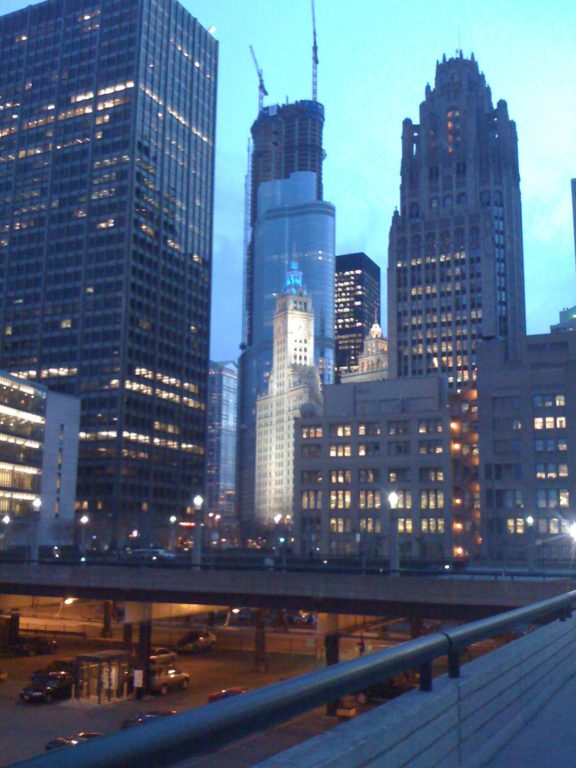 Big buildings in Chicago
