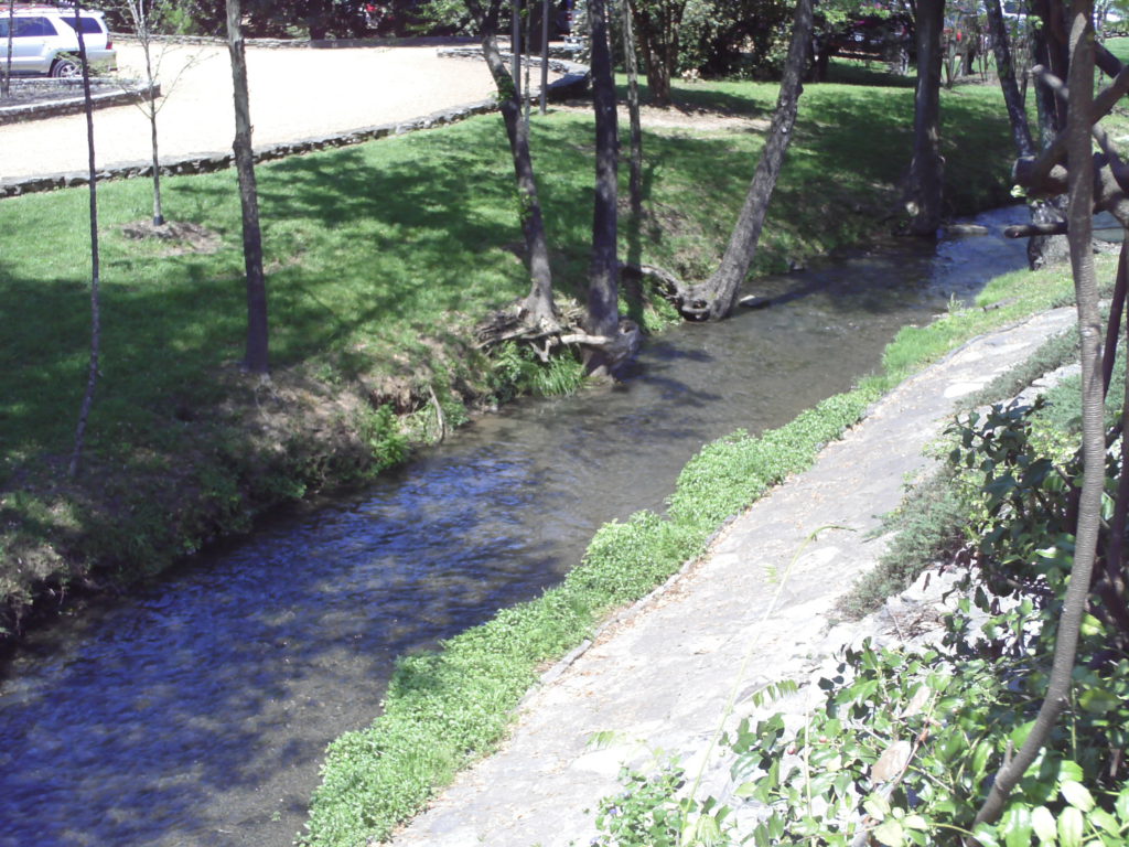 Creek in front of the Jack Daniel's Visitor Center