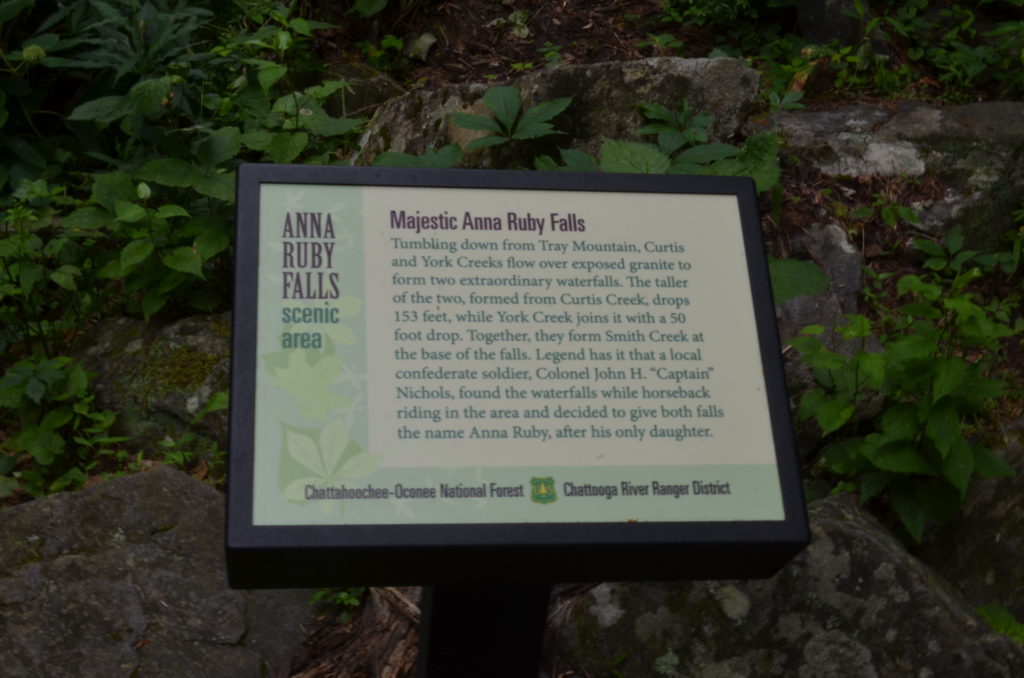 Majestic Anna Ruby Falls Sign