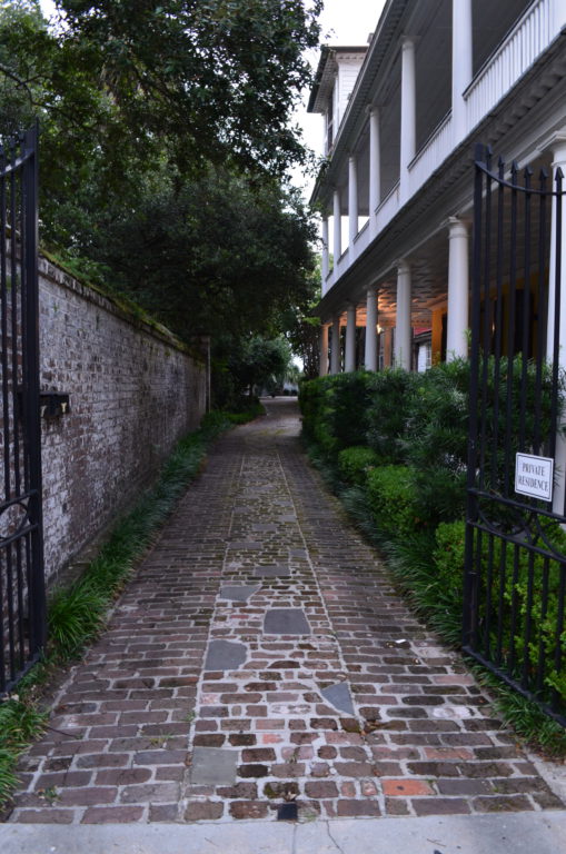 Narrow street in Charleston