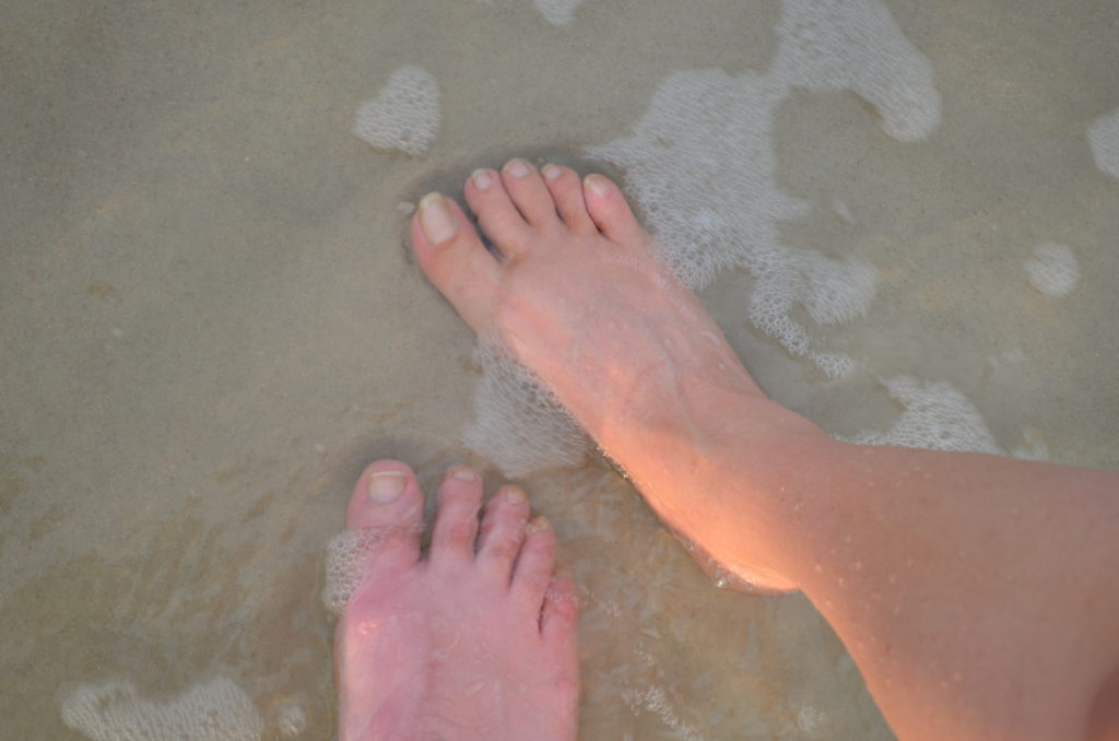 Toes in the water