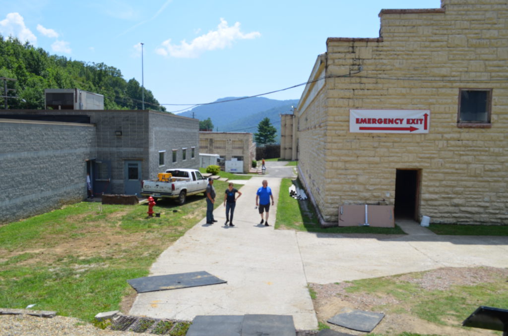 Back entrance to the Gymnasium